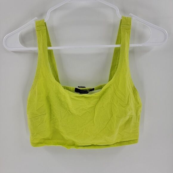 COPY - Forever 21 bralette crop tank neon green m… - Picture 1 of 3